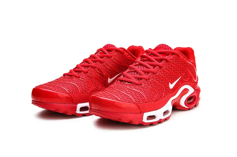 NIKE AIR MAX PLUS TN дышащая Спортивная обувь для мужчин на шнуровке на платформе из материала KPU для тенниса 40-45