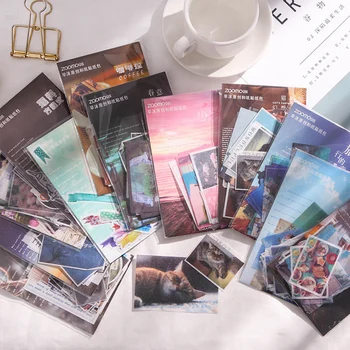 

40 pcs/lot vintage view of travel paper sticker decoration stickers DIY ablum diary scrapbooking label sticker kawaii stationery