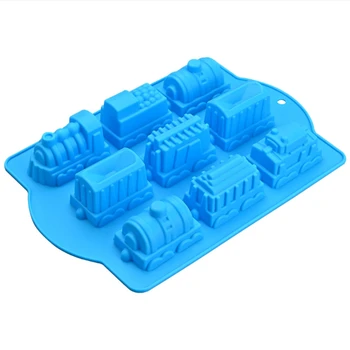 

Train Shape Silicone Mousse Cake Mold Train Chocolate Cake Mold Pudding Silicone Mold Cake Decorating Tools Cake Tools