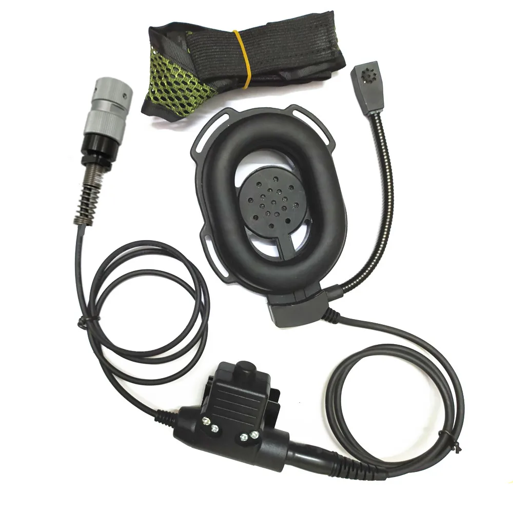 

FengRuiTong headset for TRI TCA/AN PRC-148 PRC-152 PRC-152A walkie-talkie, HD01 Tactical headset 6-pin
