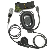 FengRuiTong headset for TRI TCA/AN  PRC-148 PRC-152 PRC-152A walkie-talkie, HD01 Tactical headset 6-pin