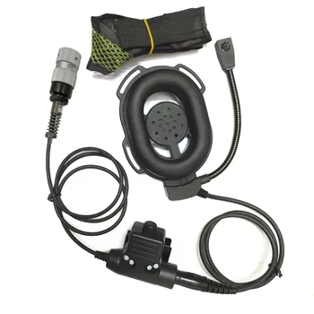 

FengRuiTong headset for TRI TCA/AN PRC-148 PRC-152 PRC-152A walkie-talkie, HD01 Tactical headset 6-pin