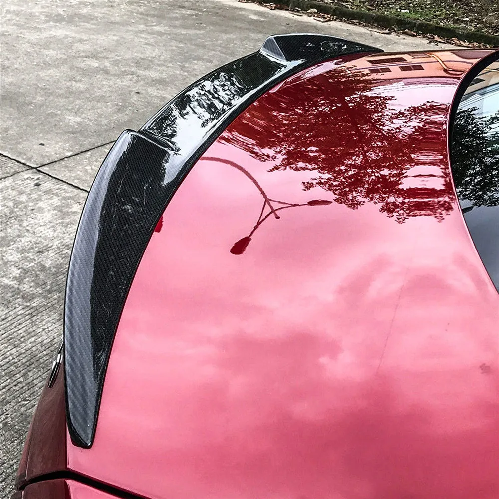 ГВ Стиль спойлер из углеродного волокна для Alfa Romeo Giulia- спойлер заднего багажника, крыла сплиттер база TI Quadrifoglio седан