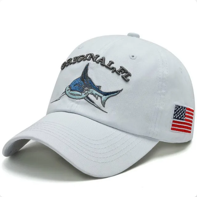  - baseball caps men Shark American Flag men hats Animal Snapback Hat Trump hip-pop Casual USA Hat Retro Cotton Gorras Trucker Hat