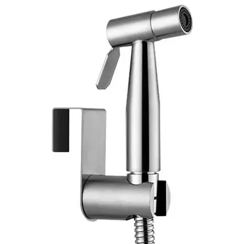 

Toilet Hand Bidet Faucet Bathroom Two Function Bidet Shower Sprayer Brass Holder 23GB