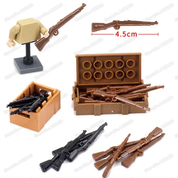 Military WW2 Weapons Guns Rifle Building Block Army Equipment Moc Special Forces Army Figures Battlefield Model Child Gifts Toys