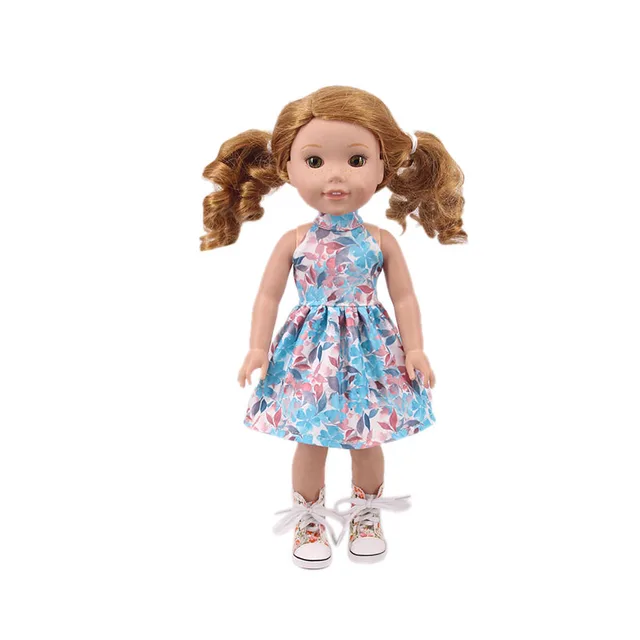 Doll Various Clothes Dress Shoes Boots 5 Cm Canvas Shoes Boots For 14.5 Inch Nancy Wellie Wisher American Doll Generation Girl` b685