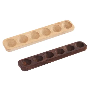 

2Pcs Wooden 6 Eggs Station Cupboard Kitchen Storage Wood Tray Rack Holder Organiser Home Personal Decoration