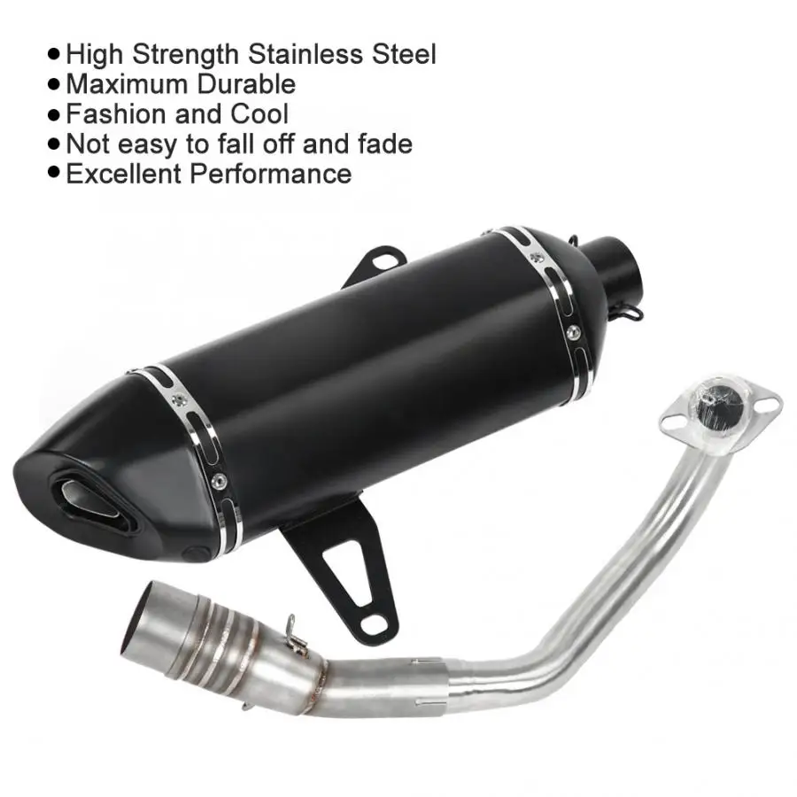 Мотоцикл Полный выхлопной системы заголовок Mid-pipe Slip-on глушитель для Yamaha Xmax250 Xmax300 аксессуары для мотоциклов