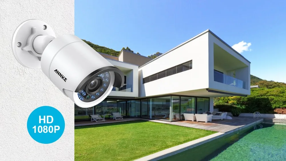 ANNKE 16CH 4MP POE видео система безопасности 4 K NVR с 16 шт. 4 мм 4MP Всепогодный ИК-вырез уличные камеры для домашнего видеонаблюдения NVR комплект
