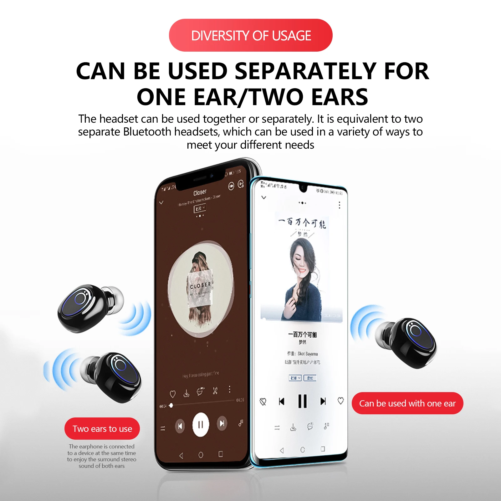 Fones de Ouvido Carregamento sem Fio Estéreo à Prova Fones com Microfone Bluetooth Caixa Fones 9d Esportes Dwaterproof Água Duplo Tws 5.1 10000mah 13 Cheap Fones de ouvido