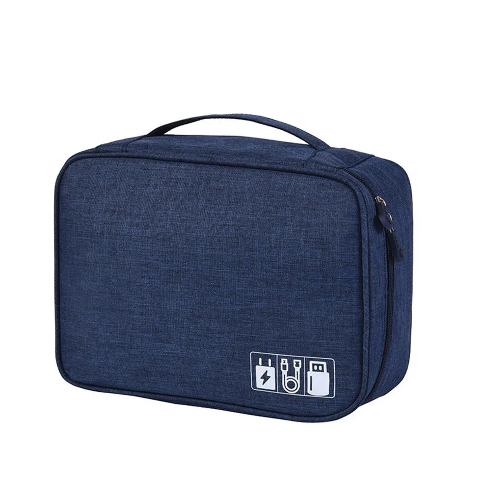 High Quality Oxford Travel Bags Waterproof Women Men Large Duffle Bag Travel Organizer Luggage bags Packing Cubes Weekend Bag - Цвет: Navy