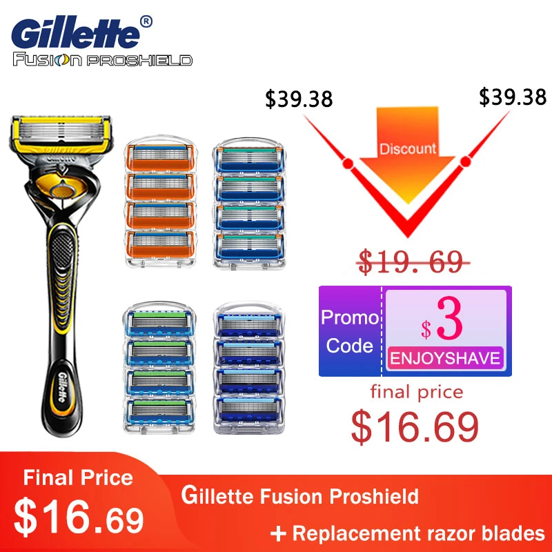 Прямая Безопасная бритва Gillette Fusion 5 PROSHIELD бритвенный станок инструменты для