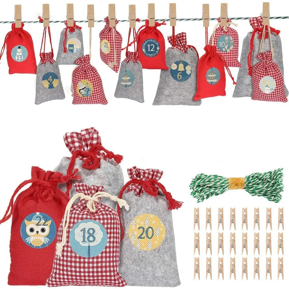 Papierdrachen 24 Advent Calendar Nuber Stickers Aazing Tie No. 11 - View #2
