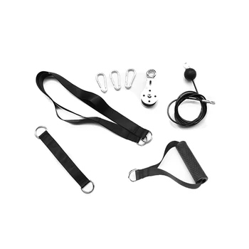 

Fitness Equipment for Home Gym DIY Pulley Cable Machine Attachment System Arm Biceps Triceps Blaster Hand Strength Workout