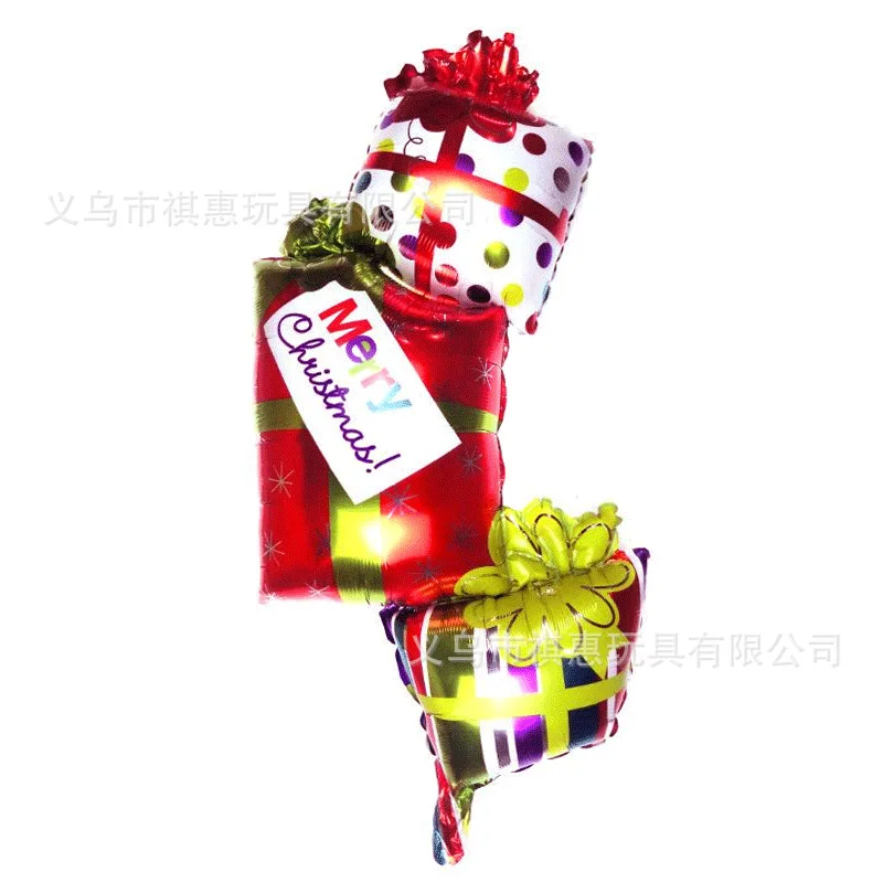 Christmas Santa Balloon Set Festival Decorative Party Decorations Supplies Christmas Aluminum Film Balloon