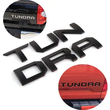 

Metal Letter Rear Emblem for Toyota Tundra Logo Auto Tailgate Badge Stickers Accessories Car Styling Decals Modified Decortions