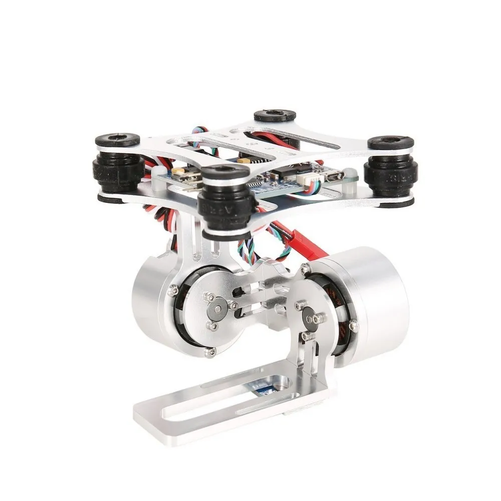 2 оси бесщеточный карданный Легкий Воздушный держатель для фотоаппарата plug and play PTZ для DJI Phantom 1 2 F550 F450 GoPro DIY Drone