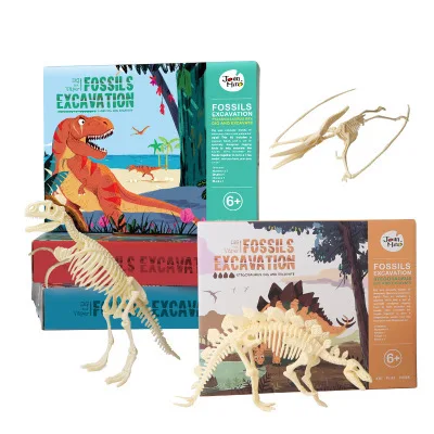 

Merlot Children China Science Publishing & Media Ltd.(cspm) Toy Dinosaur Fossil T-Rex Dig Archeology DIY Assembled Handmade Set