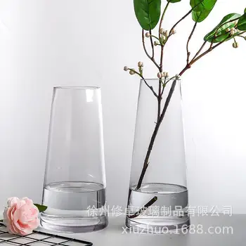 

The Nordic Transparent Vase Glass Flower Dry Flower g
