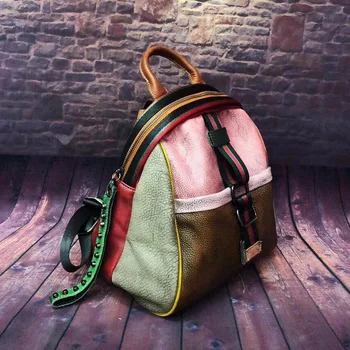 

Fashion Mini Backpack Women Soft Touch Multi-Function Small Backpack Female Leather Shoulder Bag Crossbody Bag Girl Purses