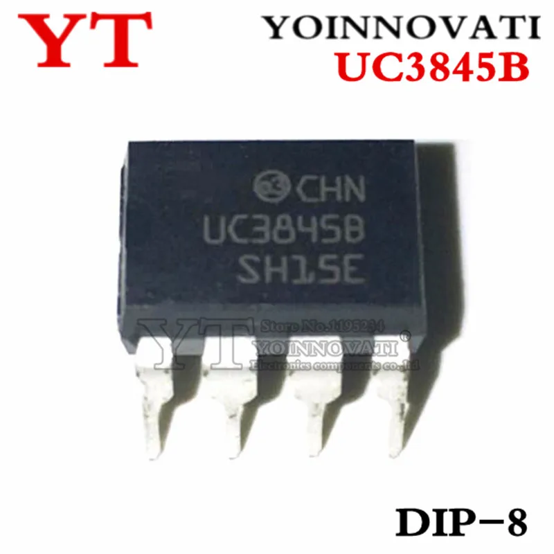 100 шт./лот UC3845B UC3845 3845 DIP IC лучшее качество. | Электронные компоненты и