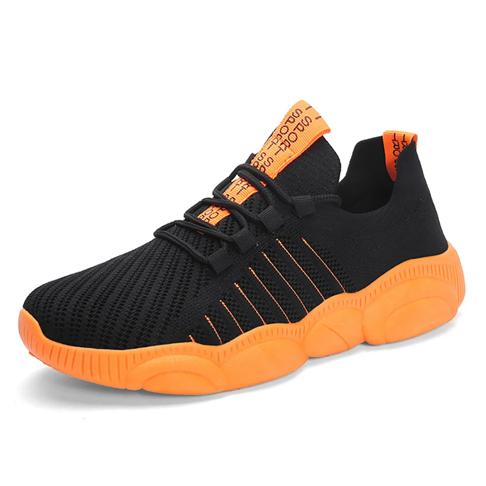 TaoBo New Casual Shoes Men Breathable Fly Woven Shoes Mesh Shoes Sneakers Breathable Lightweight Movement Shoes
