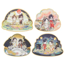 Heaven Officials Blessing  Special-Shaped Painting Picture Color Paper Collection Card Tian Guan Ci Fu Painting Card