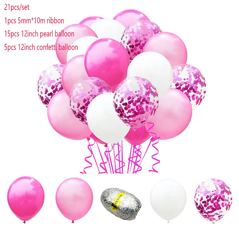 20 шт./компл. Серебряный Baloon юбилей день рождения шары газа набор 12 дюймов серый латекс конфетти шарики на день рождения деко для детей и взрослых - Цвет: style 3