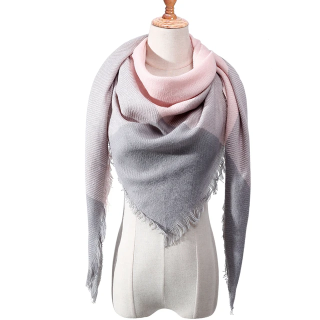 Designer 2021 knitted spring winter women scarf plaid warm cashmere scarves shawls luxury brand neck bandana pashmina lady wrap c6