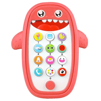 

Baby Rattle Bed Toy English Phone Music Mobile for Kid Cartoon Stroller Education Newborn Infant Child Toddler 0-12 Months Red