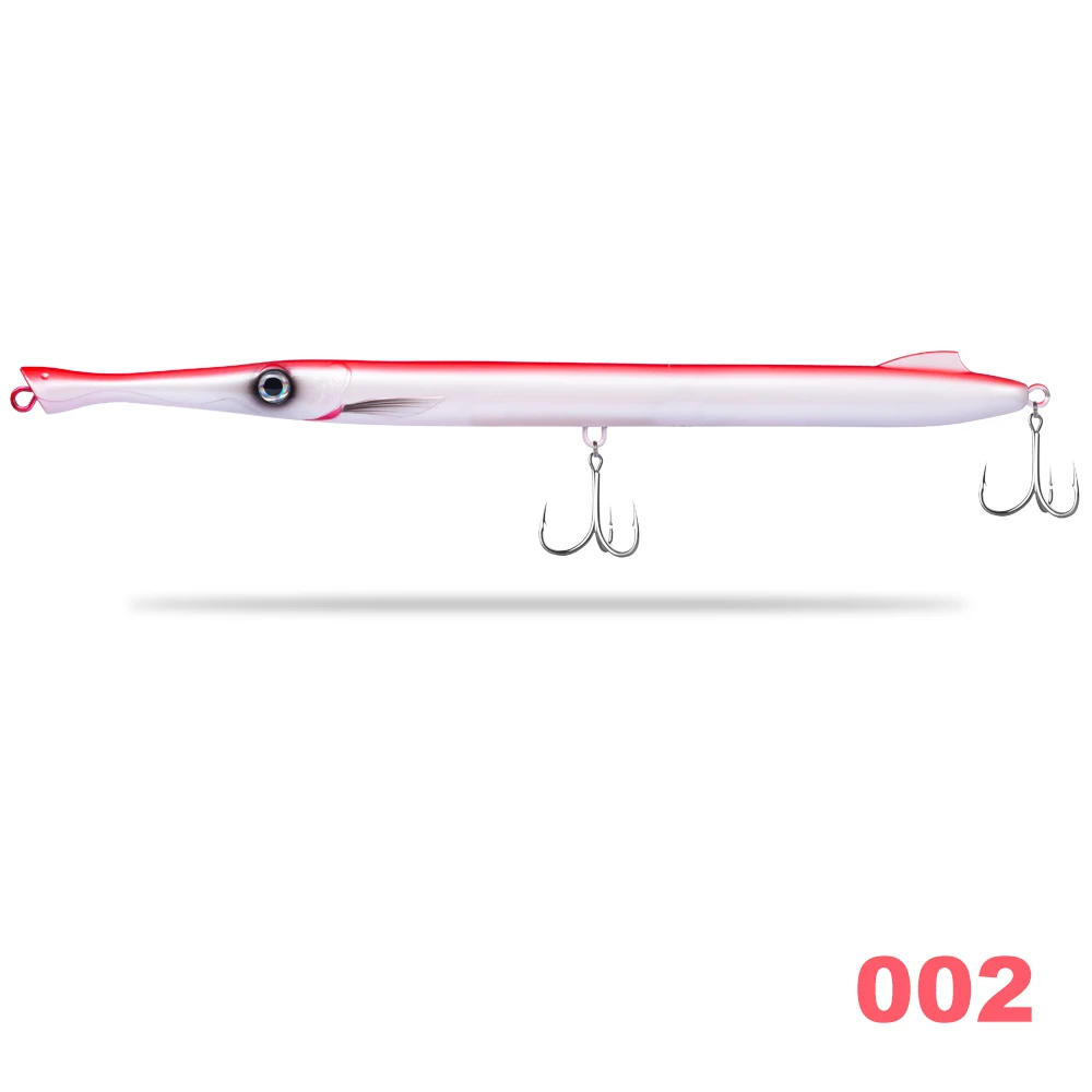 Hunthouse stickbaits peche en mer leurre walk dog pencil 195 мм 44 г don belone pencil stickbait fishing bluefish topwater приманки - Цвет: 002