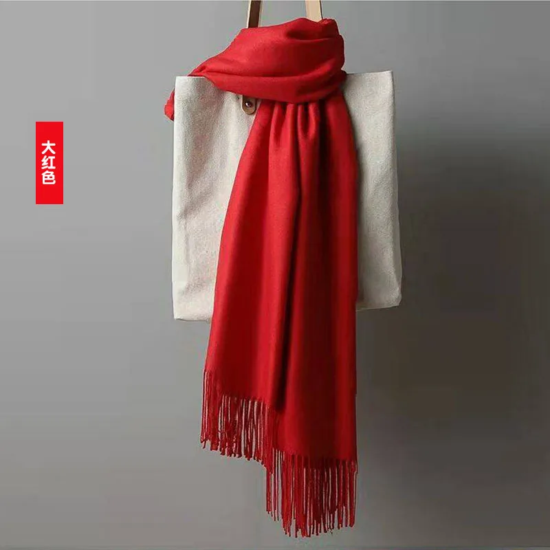 

2019 women scarf fashion summer thin solid shawls and wraps lady pashmina bandana female hijab winter long foulard head scarves