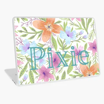 

Pixie Flowers Laptop Skin 15.6 Dell Laptop Stickers 13"14"15"Notebook Sticker Cover for hp acer asus lenovo
