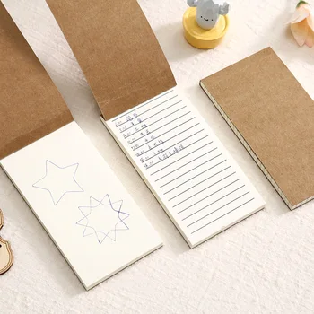 

Environmentally friendly note book can tear Stationery Tearing Practical Notepad Kraft Paper Notepad Small Notebook Plan Notes