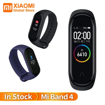 

Global Version Xiaomi Mi Band 4 Touch Screen Smart Bracelet Bluetooth 5.0 Waterproof AI Color Screen Heart Rate Sports Band