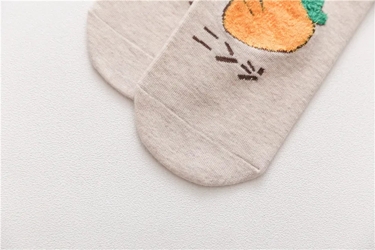 Women's Low-Cut INS Hidden Anti-slip Short Socks Summer tian inflooring Thin Cute Japanese-style Fruit Candy Bar Socks