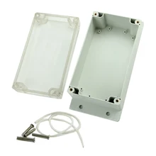 Водонепроницаемый 158x90x65 мм прозрачный пластиковый электронный проект коробка корпус Чехол