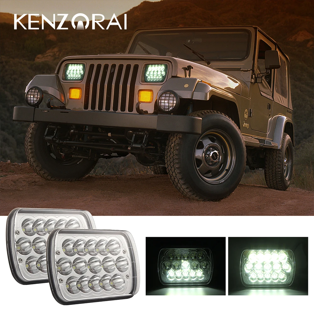 

150W 4X6 Car LED 5 inch Work Light Bar Work light led Tractor LED For Jeep Truck ATV Spotlight Off Road Work Light Accessories