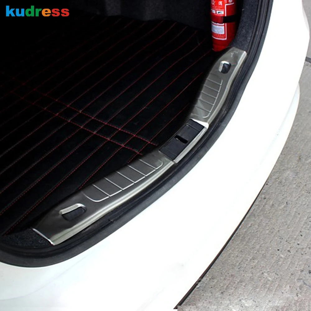 Накладка на задний бампер для Ford Fusion Contour 2013 2014 накладка багажник из нержавеющей