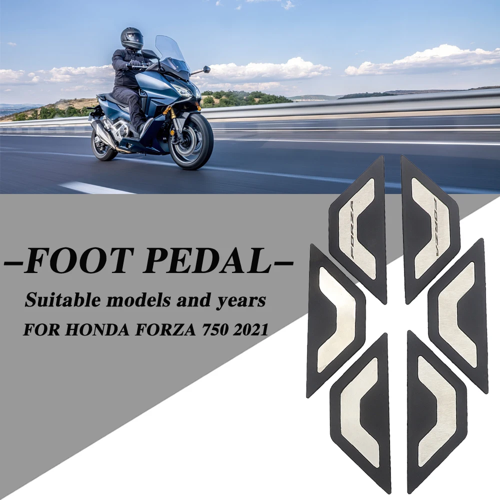 

New For Forza750 2021 Motorcycle Accessories Footrest Footpad Pedal Plate Parts For Honda For Forza 750 For FORZA 750