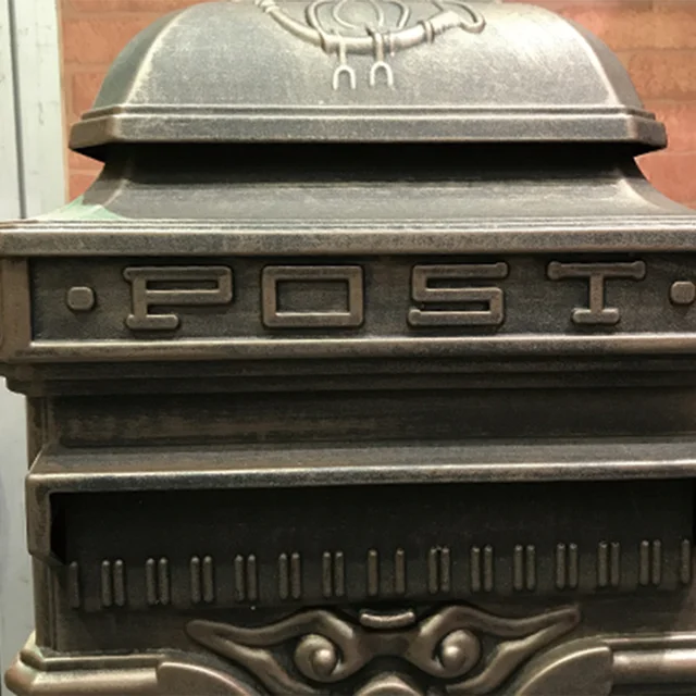 Retro Kültéri Posta Nagy, Állandó Lock Postafiók Betűkhöz - Image 5