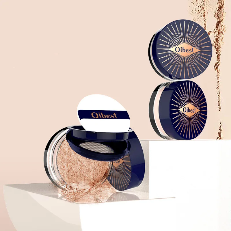 

5 Colors Light Refreshing Brighten The Skin Whitening Concealer Long-Lasting Oil Control Waterproof Sweat Setting Powder TSLM1
