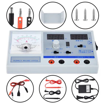 

Dual Display Adjustable Digital Regulated Mini DC Power Supply 0-15V 0-3A For Mobile Phone Maintenance Tool High quality