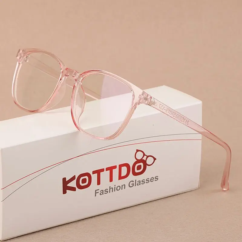 Новые пластиковые квадратные очки KOTTDO с защитой от синего света женские
