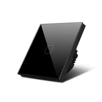 

Touch Sensor Switch EU standard 220V Crystal Glass Panel Led Lamp Touch Switch 1/2/3 Gang LED light Wall Touch Screen Switches