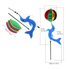 Радуга ветер Спиннер красочный ветряная мельница милый мультфильм животных Winnower детская игрушка E65B