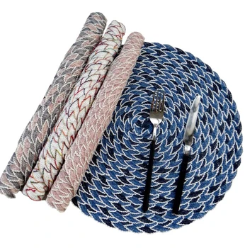 

PVC Cotton Yarn Lace Drink Coasters Dining Table Dish Cup Mat Placemat Bowl Tea Party Kitchen Accessories Decoration Home Decor