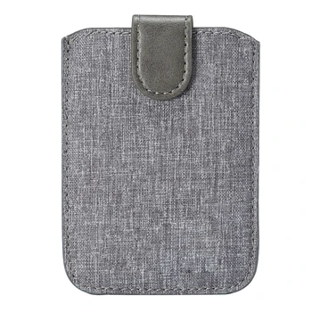 

Phone Back Stick On Case Wallet Pouch Adhesive Credit Canvas Coin Pocket Universal Card Holder Fashion Portable