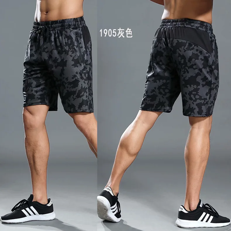 Беговые Спортивные камуфляжные фитнес быстросохнущие мужские шорты для бега спортивные мужские тренировочные повседневные штаны пять брюк